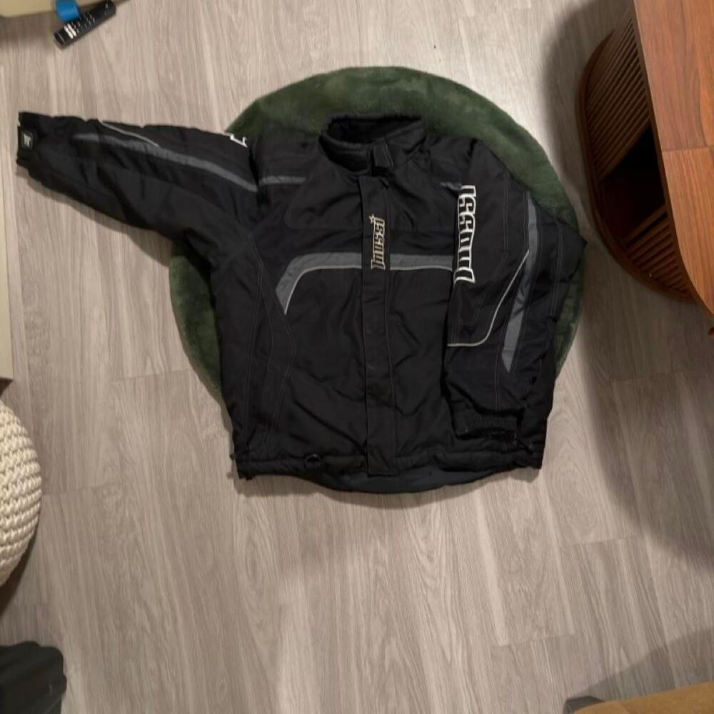 Unbranded Men's Black and Navy Jacket